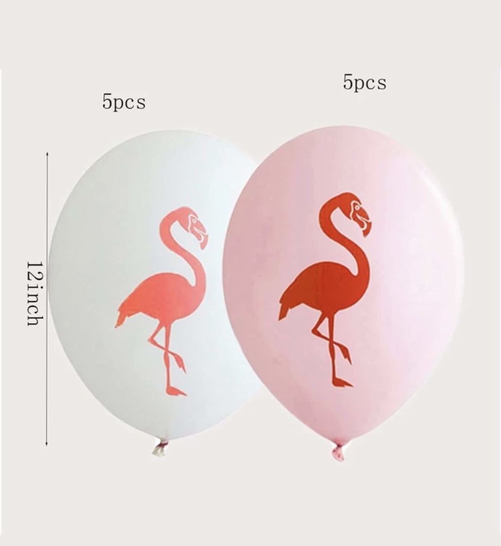 BALLOON - FLAMINGO PRINT