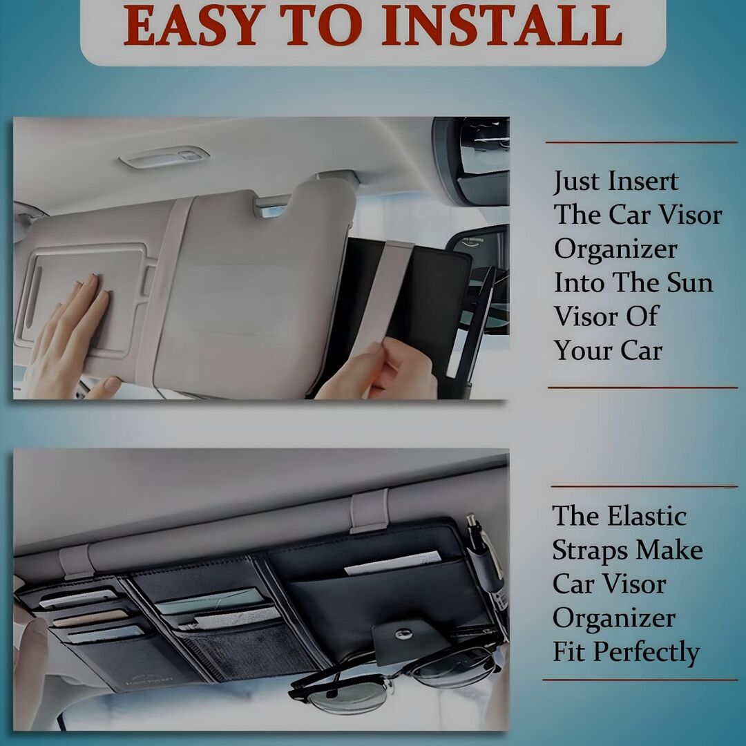 CAR VISOR ORGANIZER