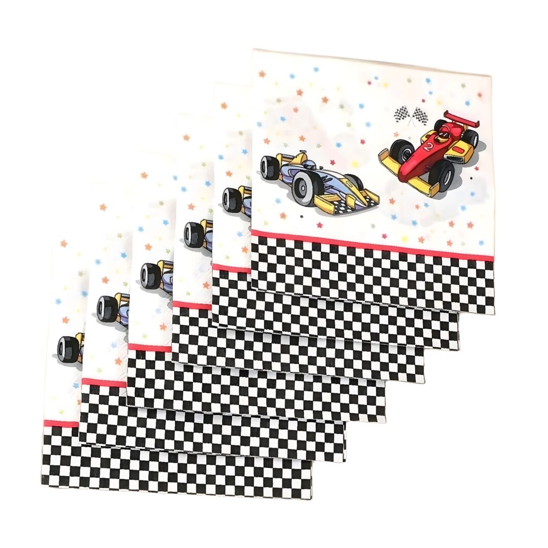 منديل للاستعمال مرة واحدة - سيارة السباق
