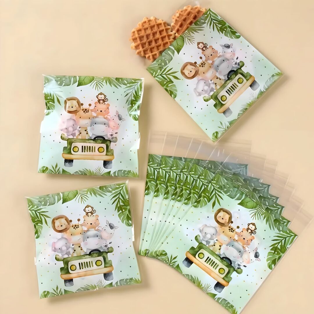 PLASTIC BAG- ANIMALS PATTERN