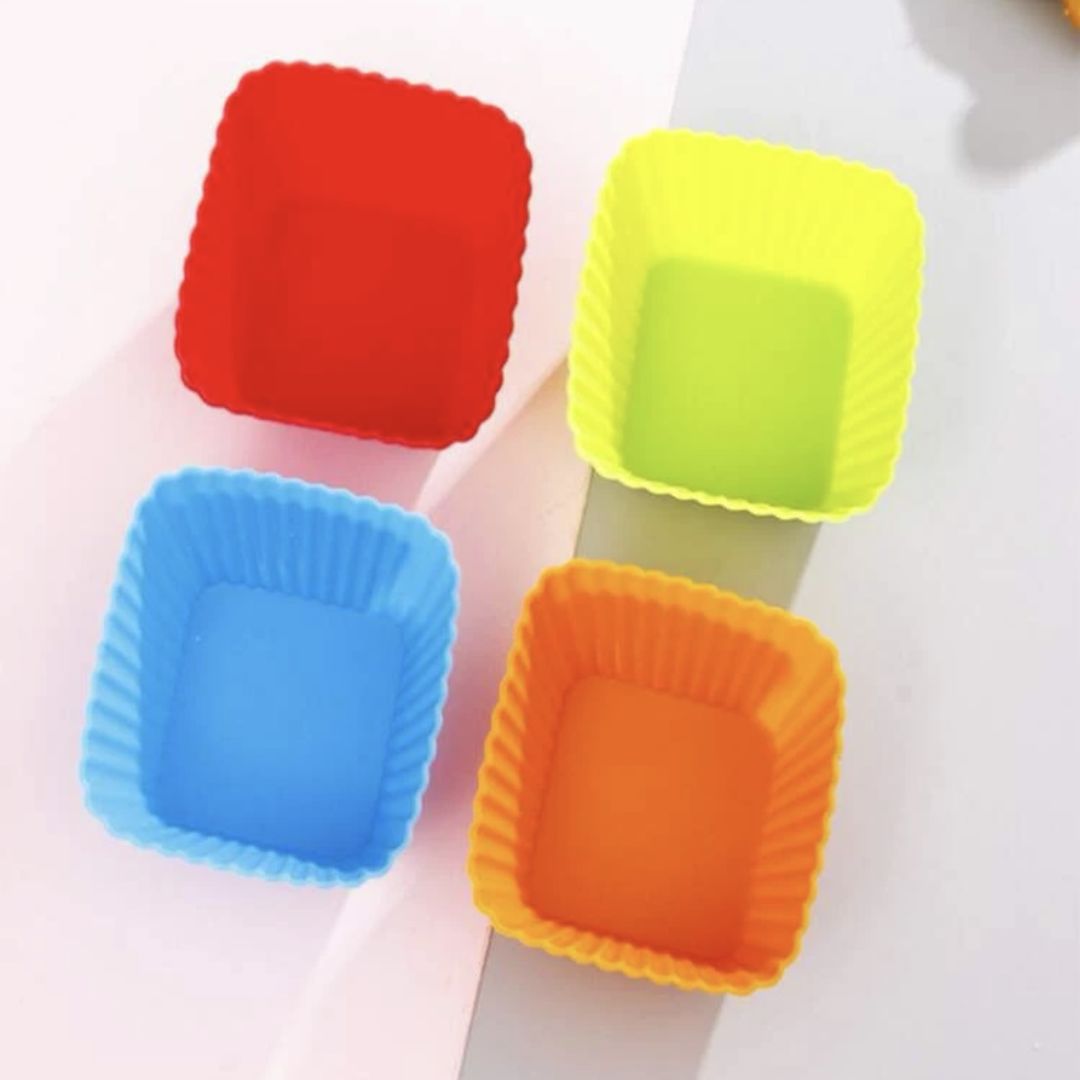 SILICONE CUPCAKE- SQUARE