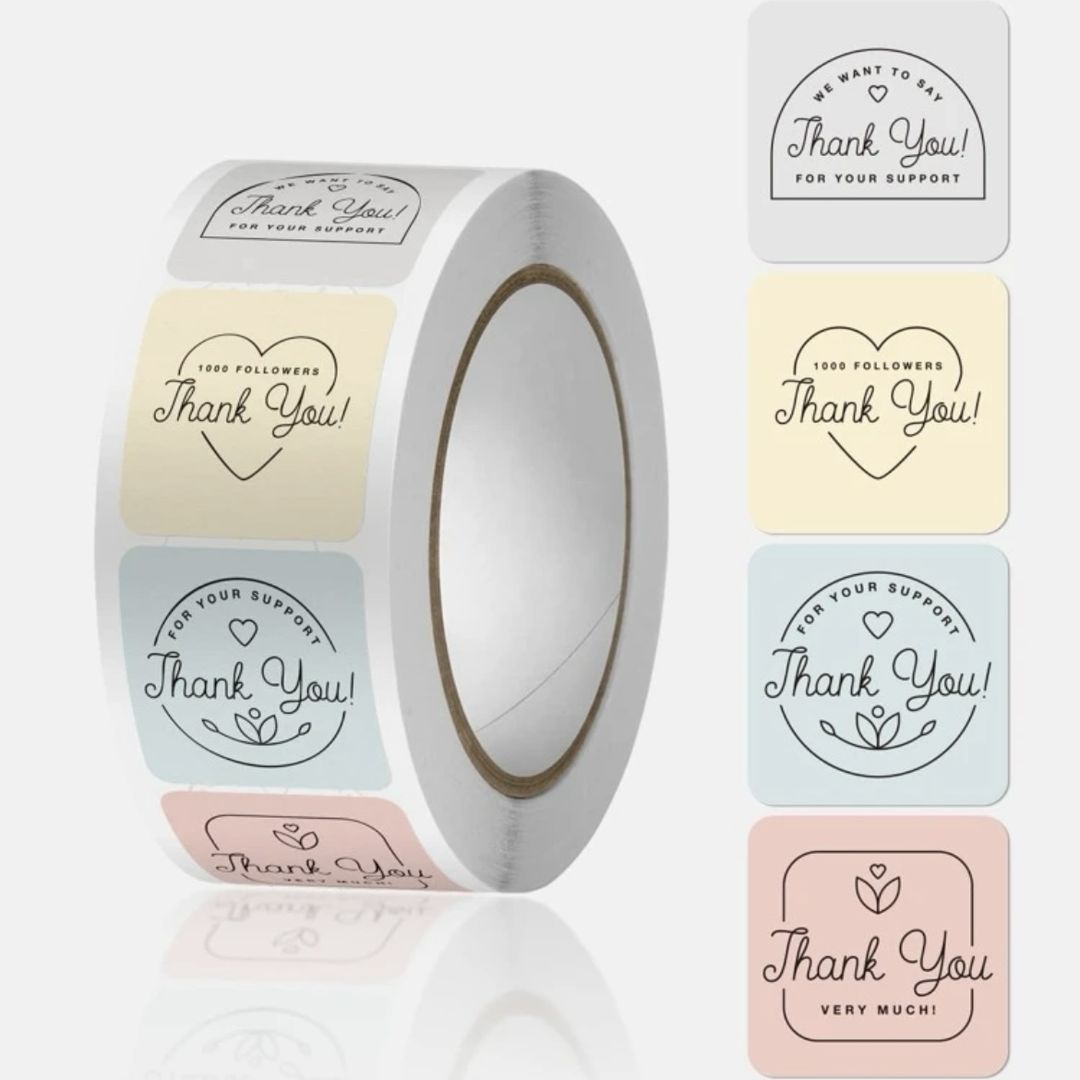 STICKERS ROLL - SQUARE