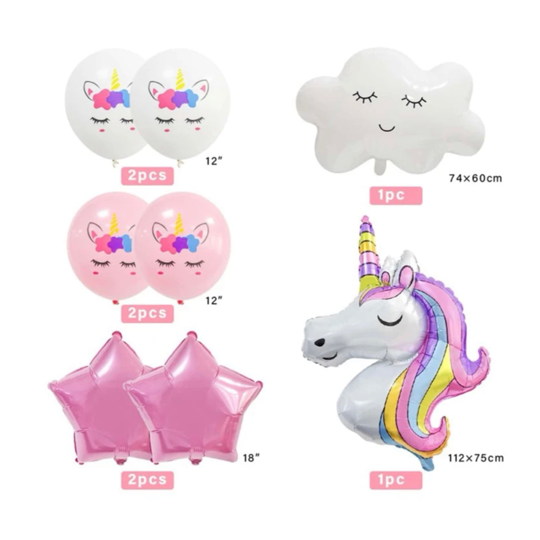 BALLOON- UNICORN & CLOUD