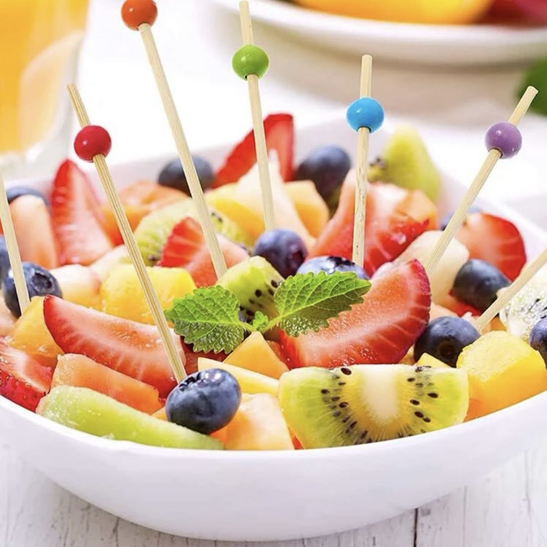 شوكة خشبية - متعددة الألوان