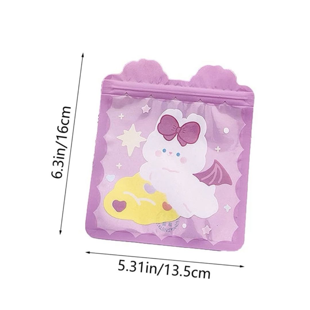 حقيبة بلاستيكية بسحاب - الدب