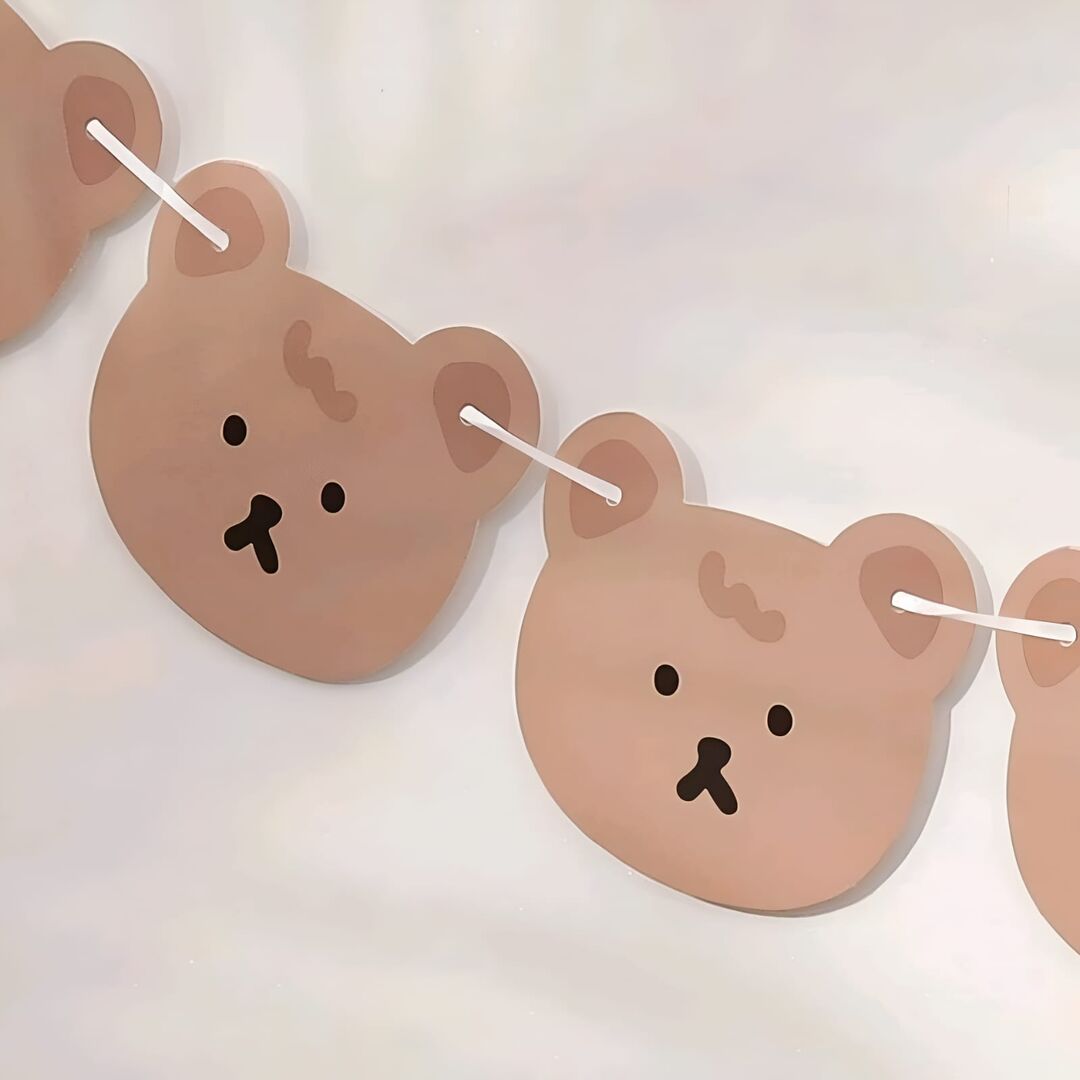 PULL FLAG - CARTOON BEAR