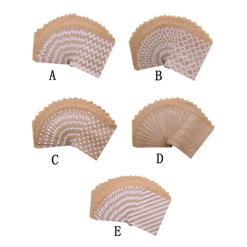 PAPER BAG - WHITE PATTERN