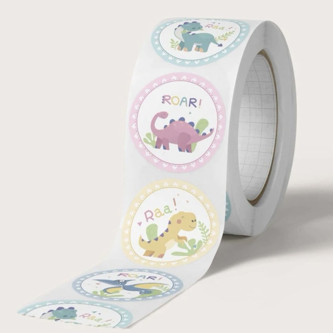 STICKERS ROLL - DINOSAUR