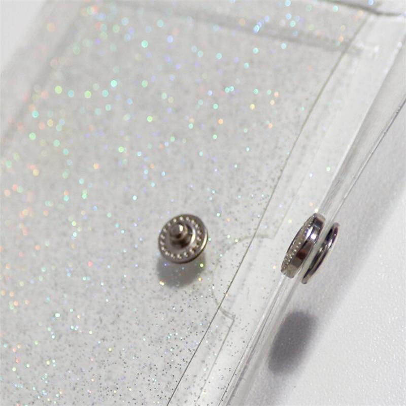 حافظة بطاقات رفيعة لامعة