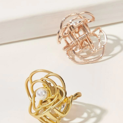 1 قطعة مشابك شعر لؤلؤية