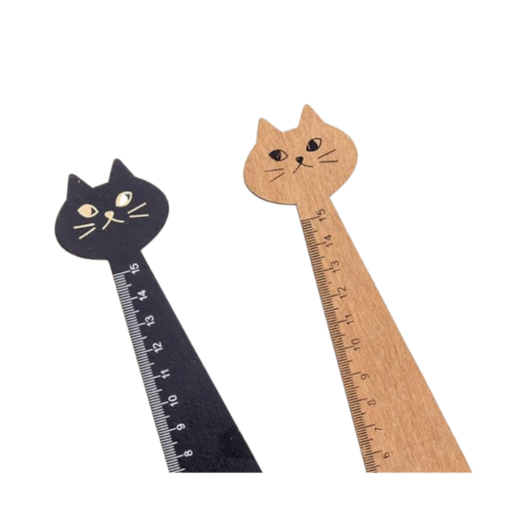 مسطرة - على شكل قطة