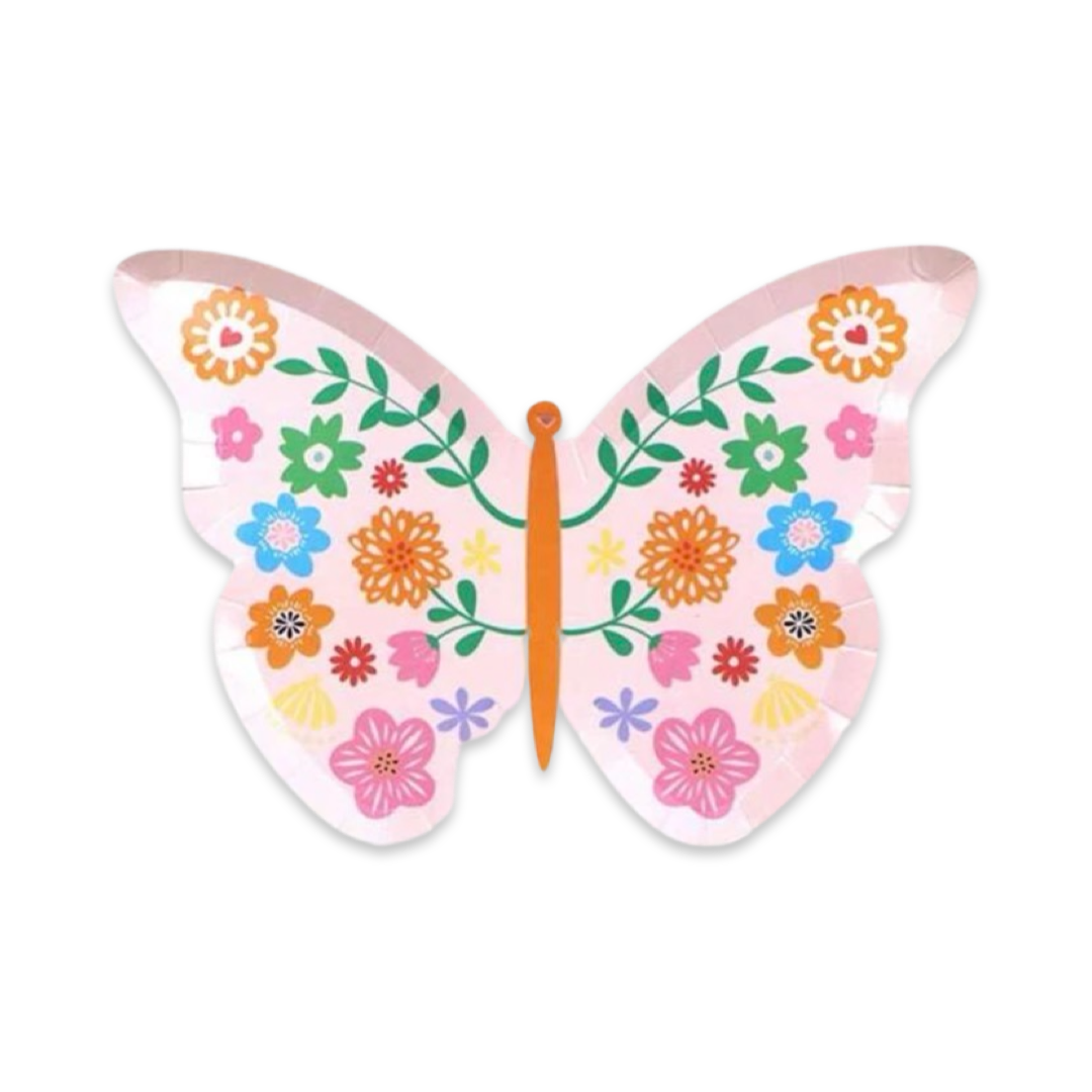 PAPER PLATES - BUTTERFLY