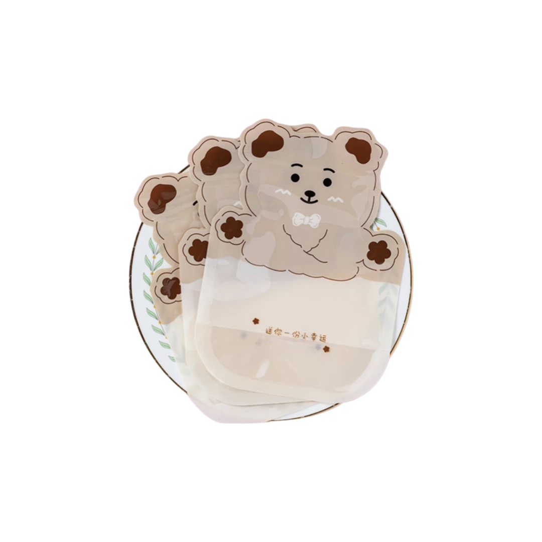 PLASTIC ZIPPER BAG - BEAR