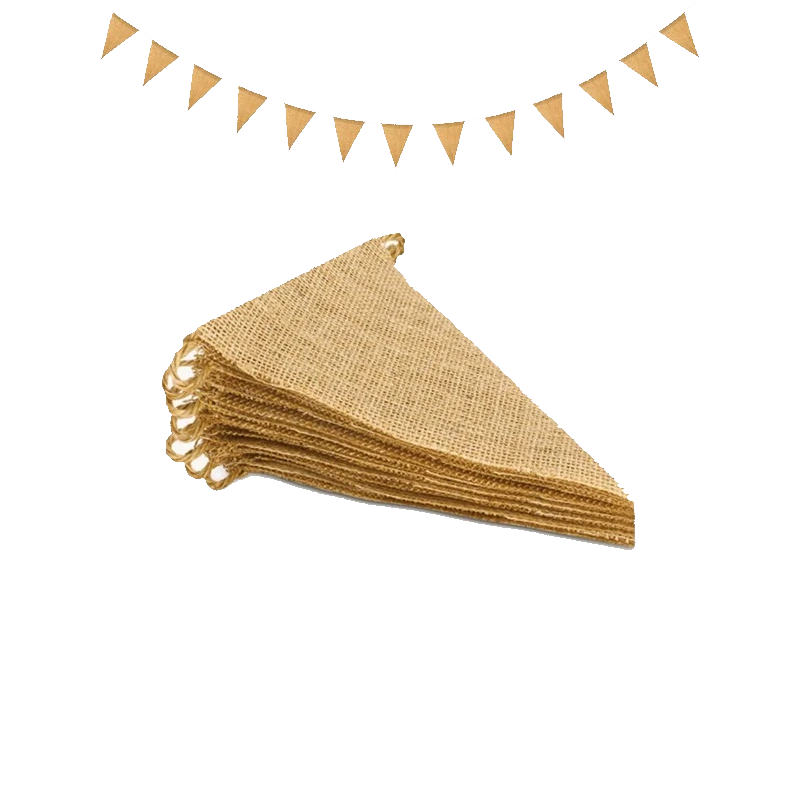 PULL FLAG - BURLAP FABRIC