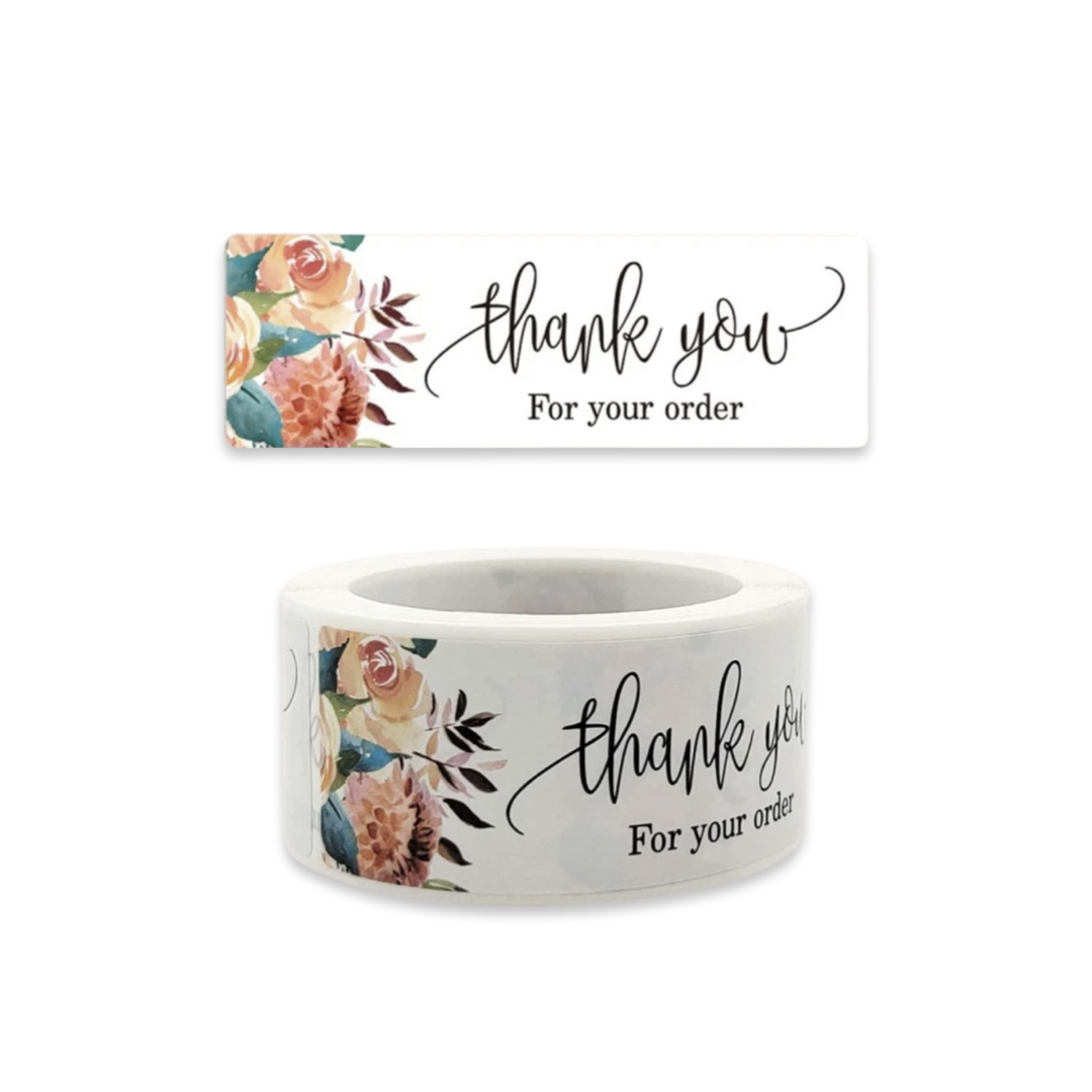STICKERS- "thank you for your order"