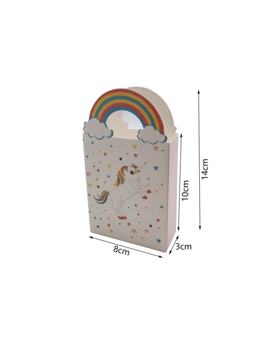 SMALL THICK PAPER BAG - UNICORN