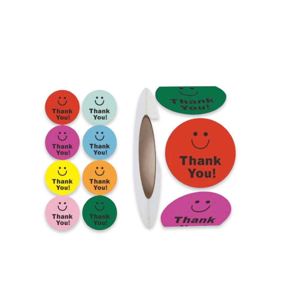 ROLL STICKERS - HAPPY FACE