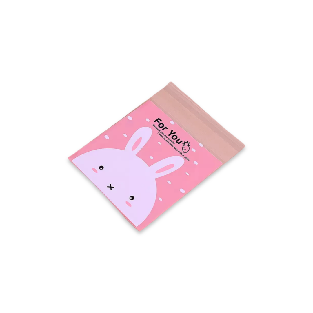 PLASTIC BAG - PINK RABBIT