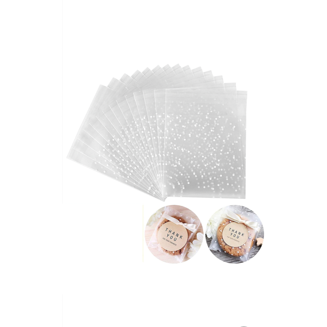 كيس من البلاستيك الشفاف- النقاط