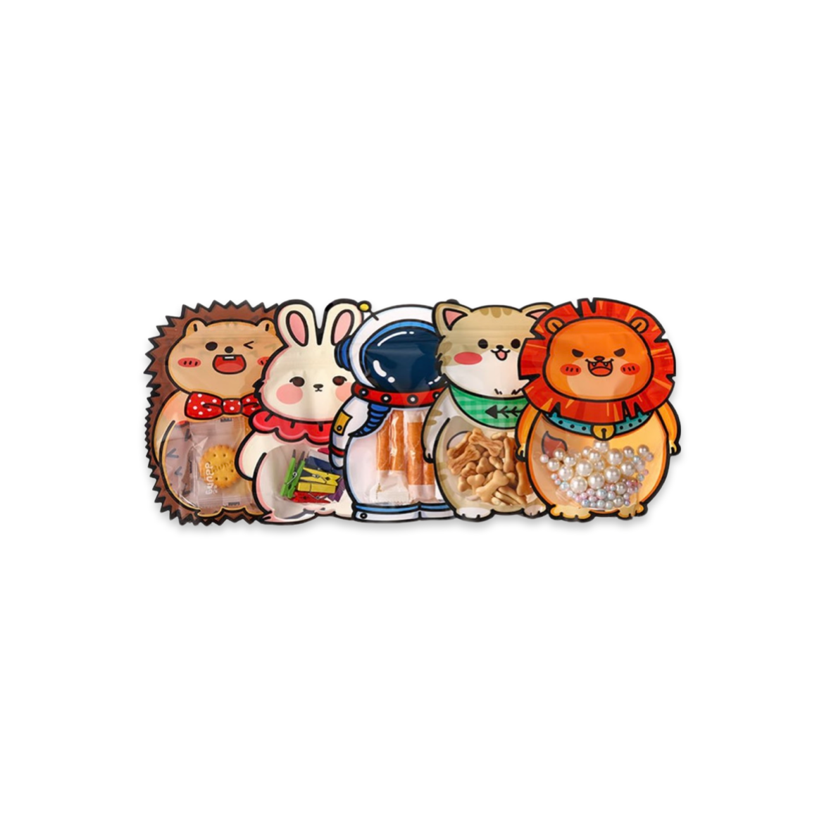 PLASTIC ZIPPER BAG - ANIMALS