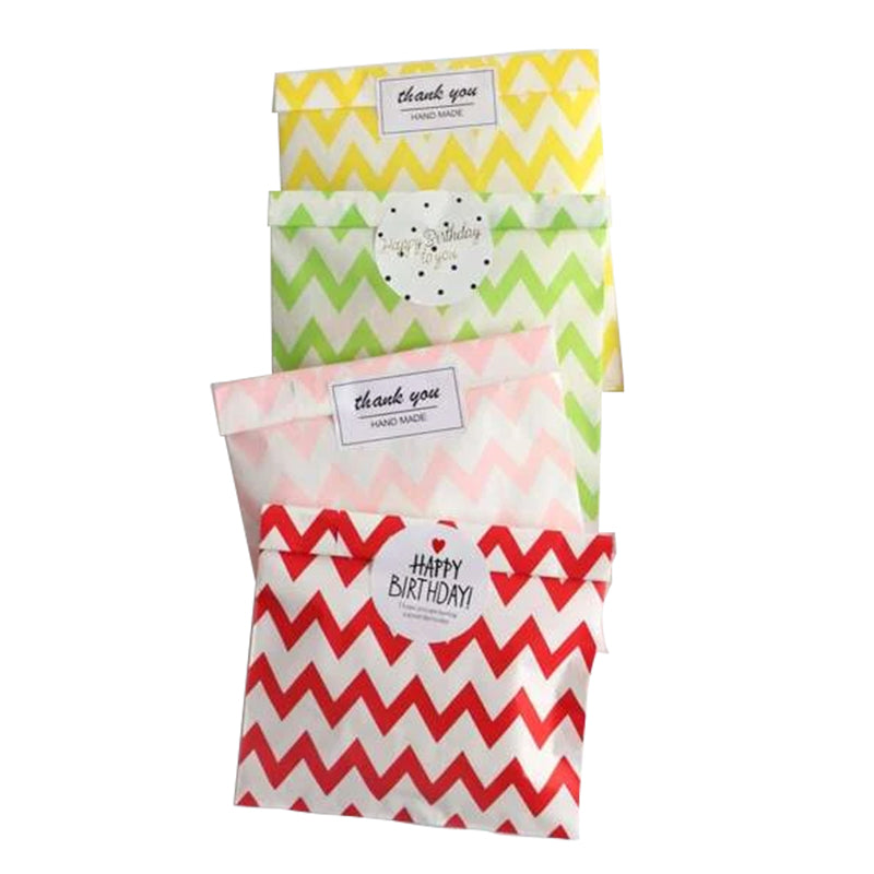 كيس ورقي - نمط متعرج