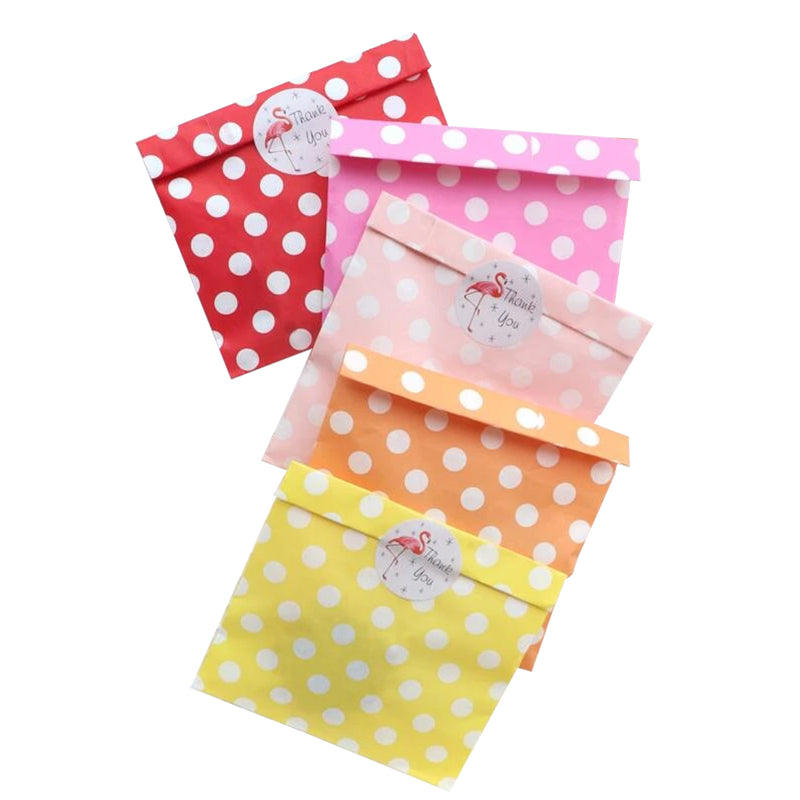 كيس ورقي - نمط منقط