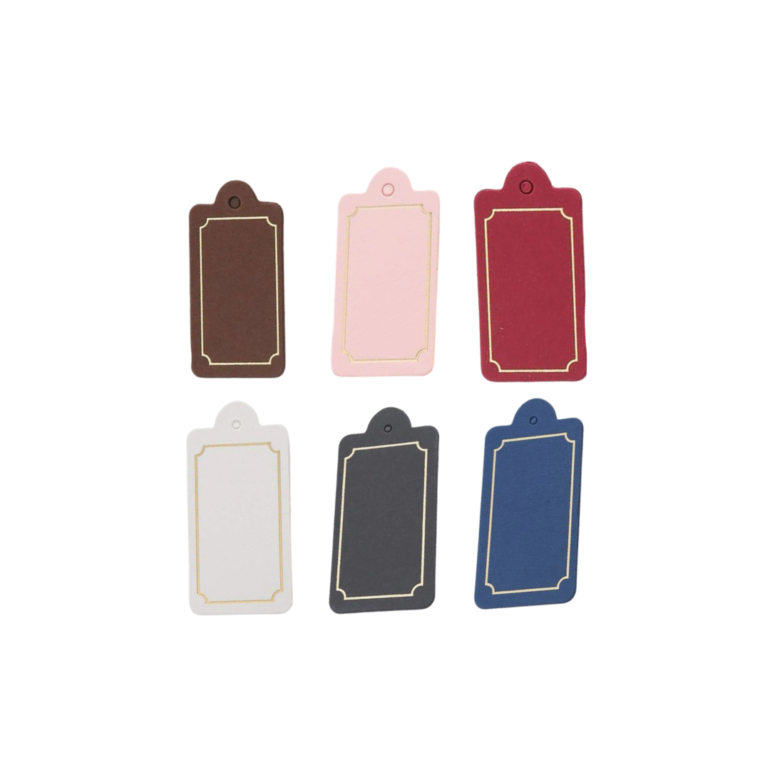 علامة ورقية - إطار ذهبي