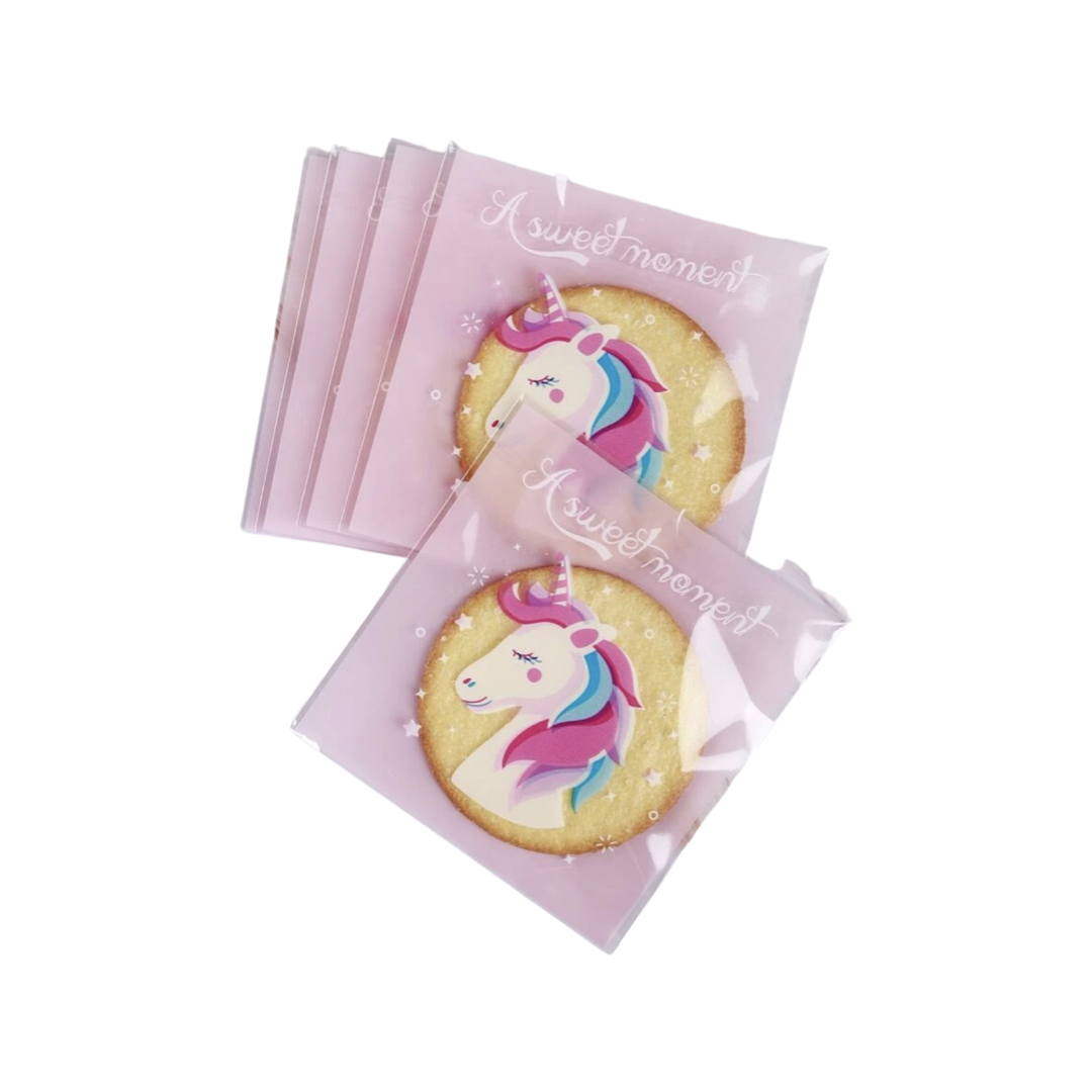 PLASTIC BAG - UNICORN PRINT