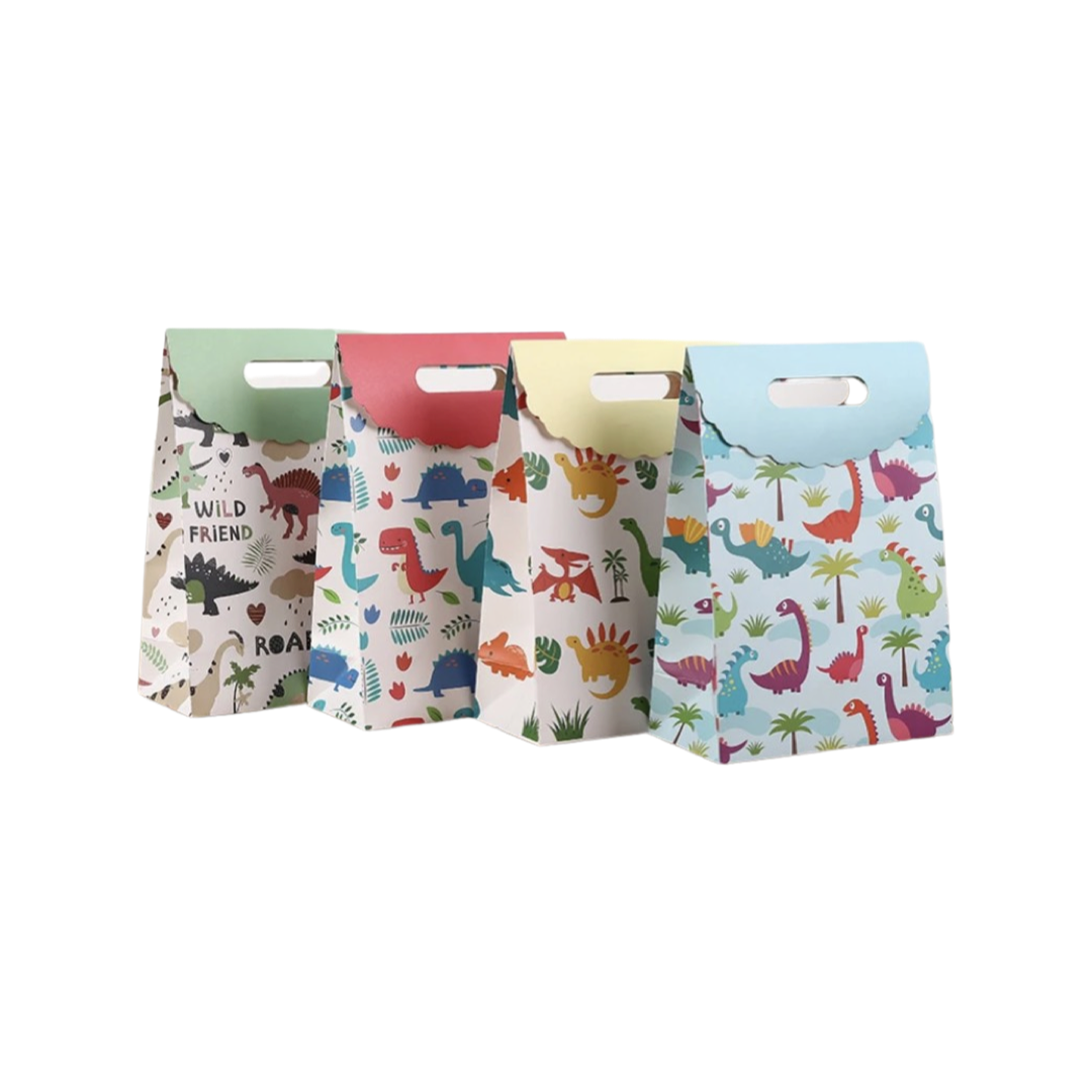 HANDLE PAPER BAG - DINOSAUR