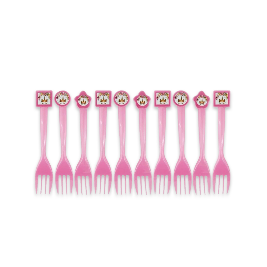 شوكة للاستعمال مرة واحدة - يونيكورن