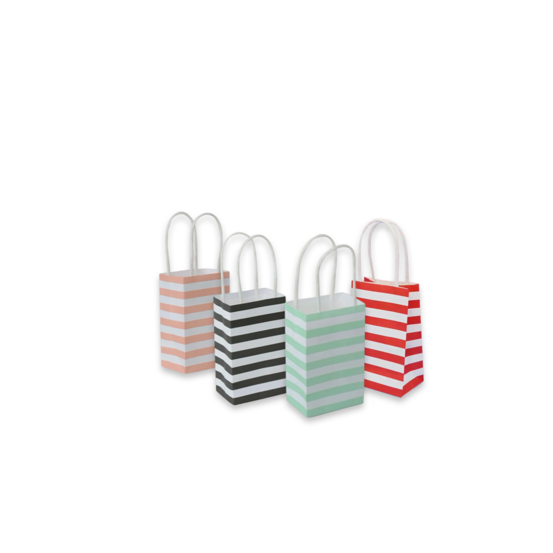 MINI PAPER BAG - STRIPED