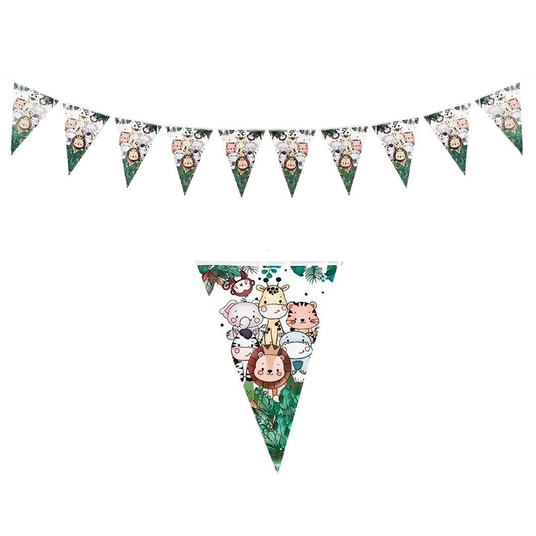 PAPER PULL FLAG- ANIMALS