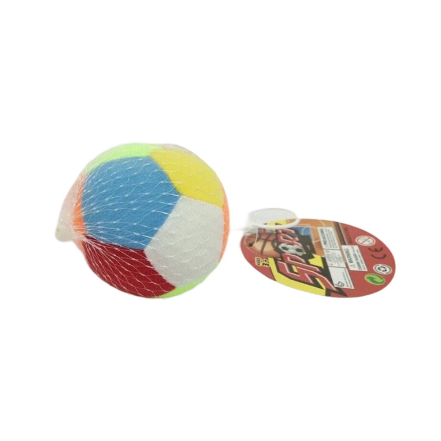 SMALL FABRIC MULTI COLORED SOFT BALL