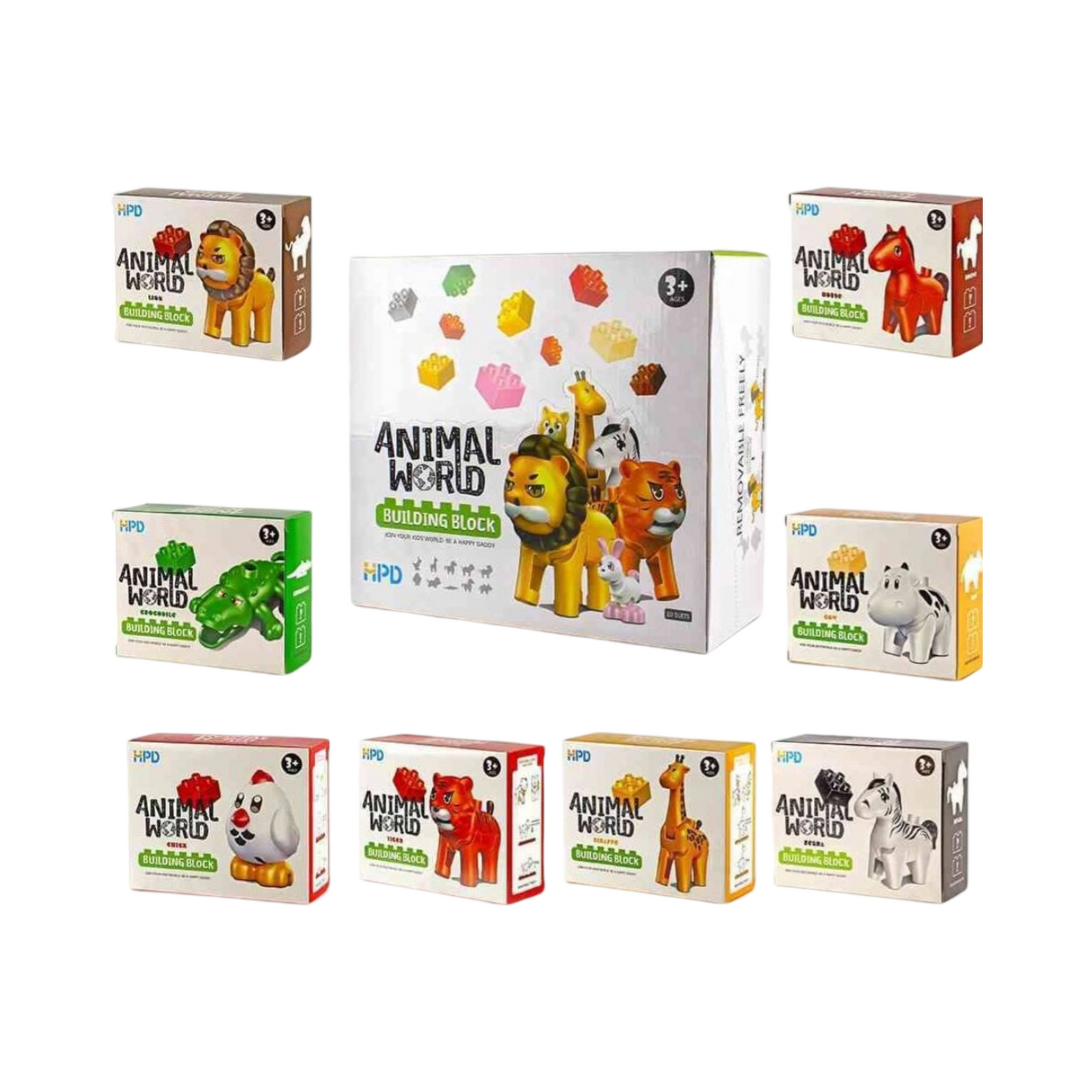 ANIMALS BUILDING BLOCKS