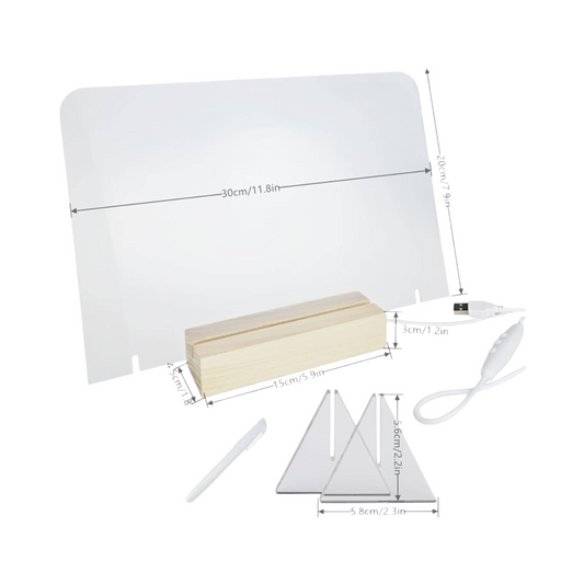 ACRYLIC SQUARE WRITING BOARD