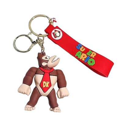 3D SUPER MARIO RUBBER KEYCHAIN