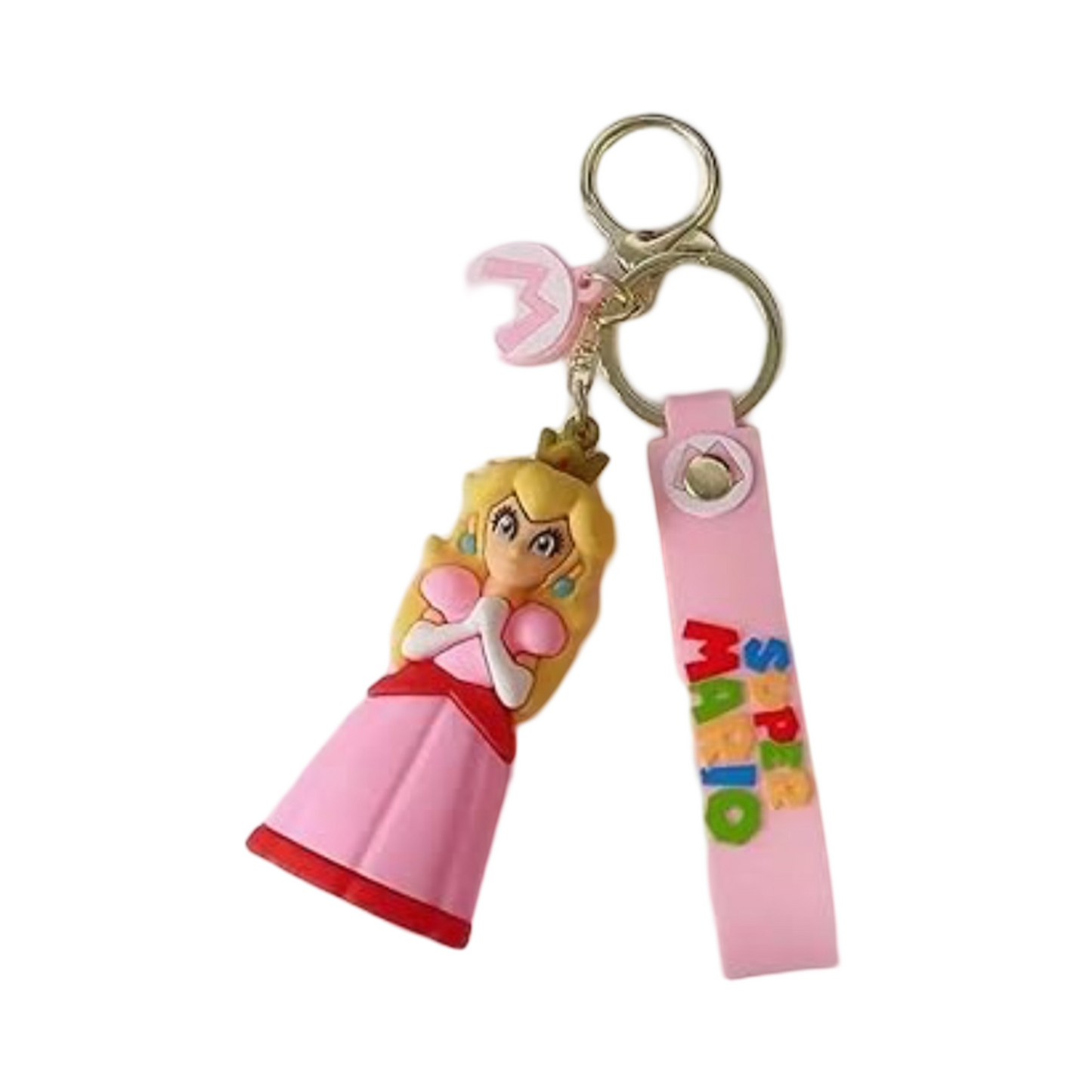 3D SUPER MARIO RUBBER KEYCHAIN