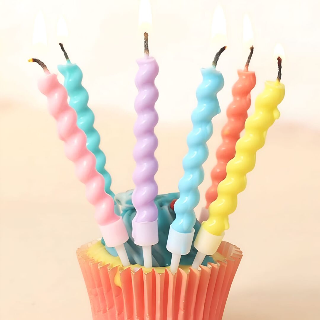 SPIRAL CAKE CANDLE