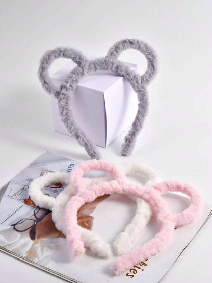 Fuzzy bear headband