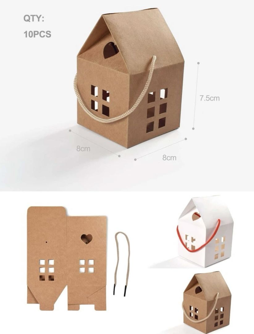 صندوق ورقي - شكل منزل