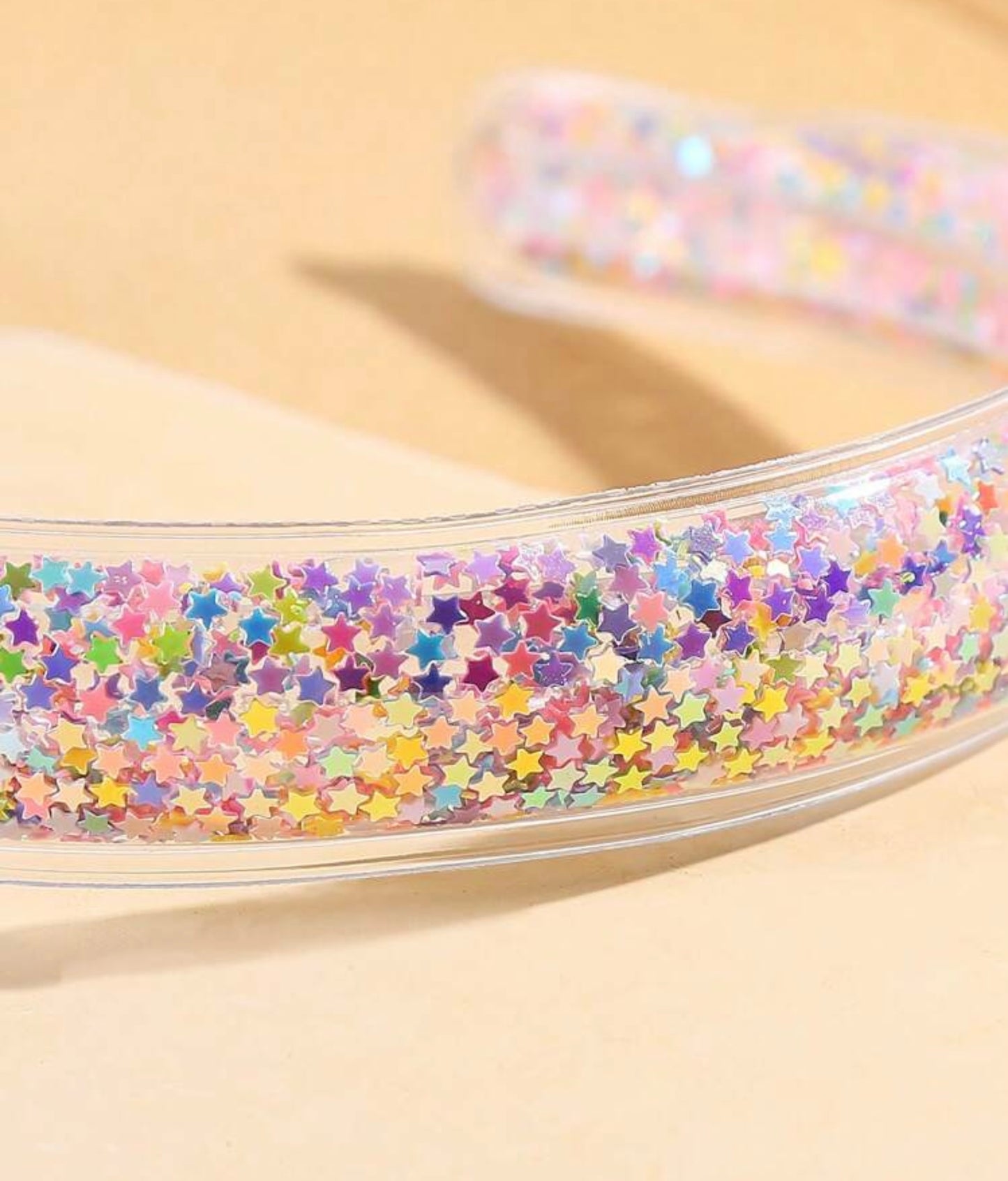 Headband With Star Glitter Inside