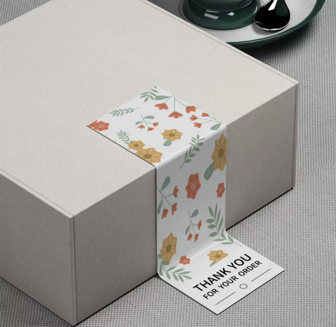 PACKAGE STICKERS- FLOWERS