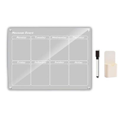 ACRYLIC MAGNETIC WEEKLY BOARD