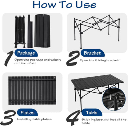 FOLDABLE CAMPING TABLE