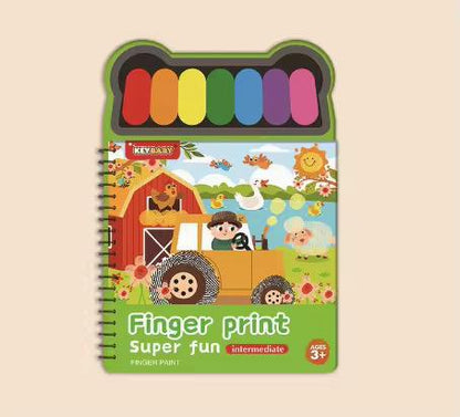 FINGER PAINTING BOOK
