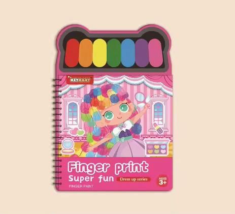 FINGER PAINTING BOOK