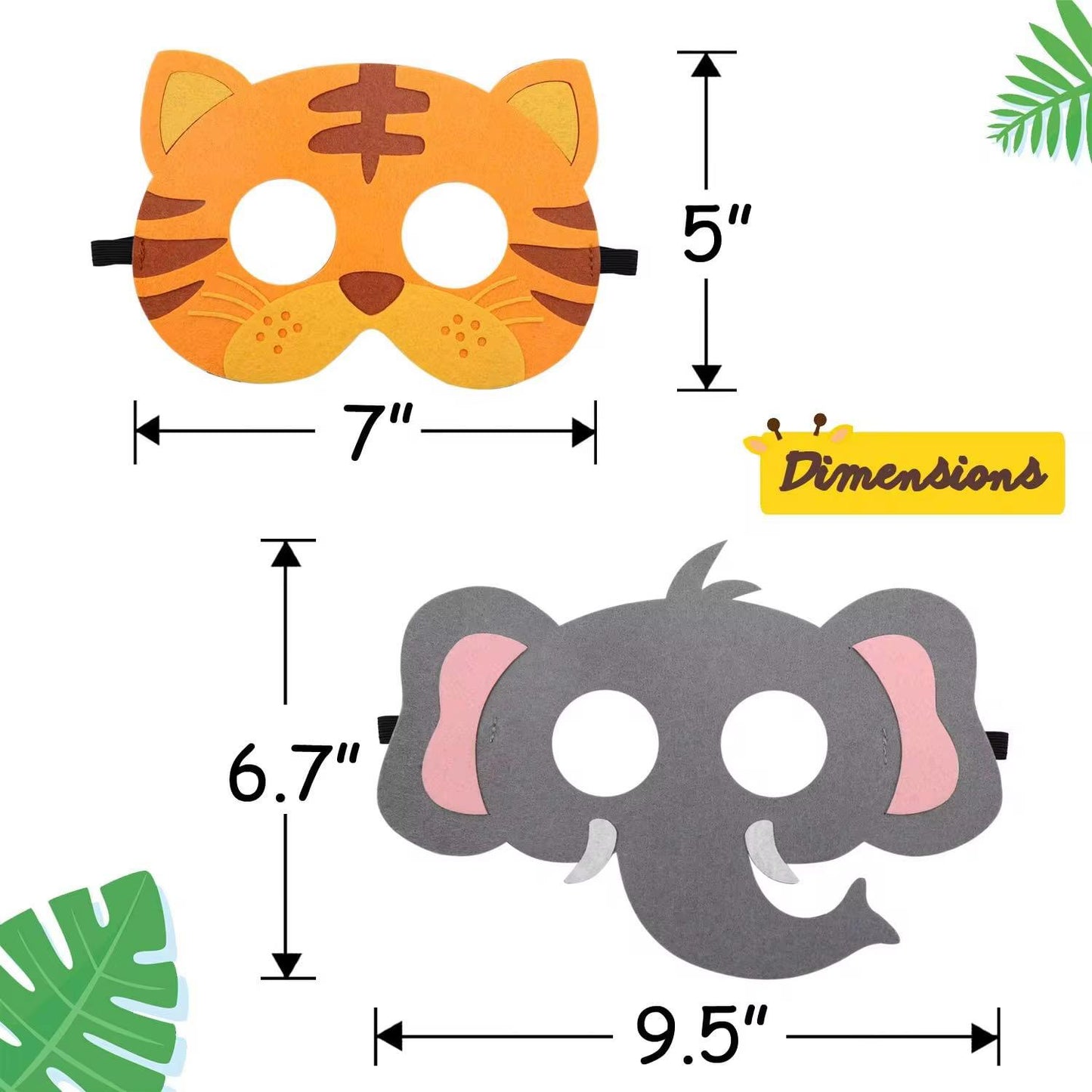 Felt animal eye mask