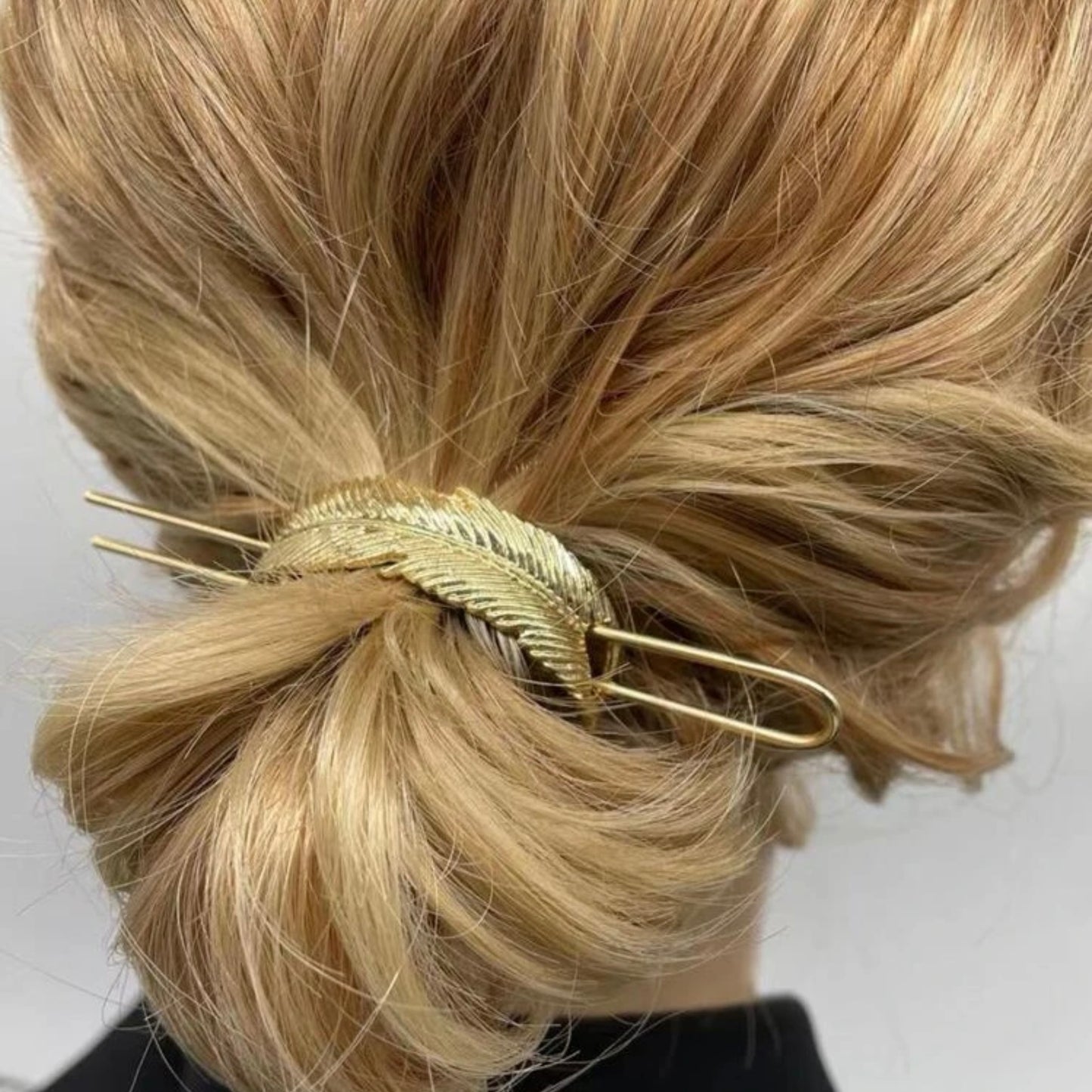 Gold hair accessories