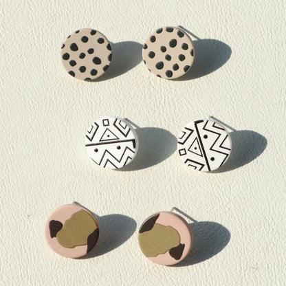 3 sets simple earring