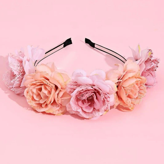 Girls flower headband